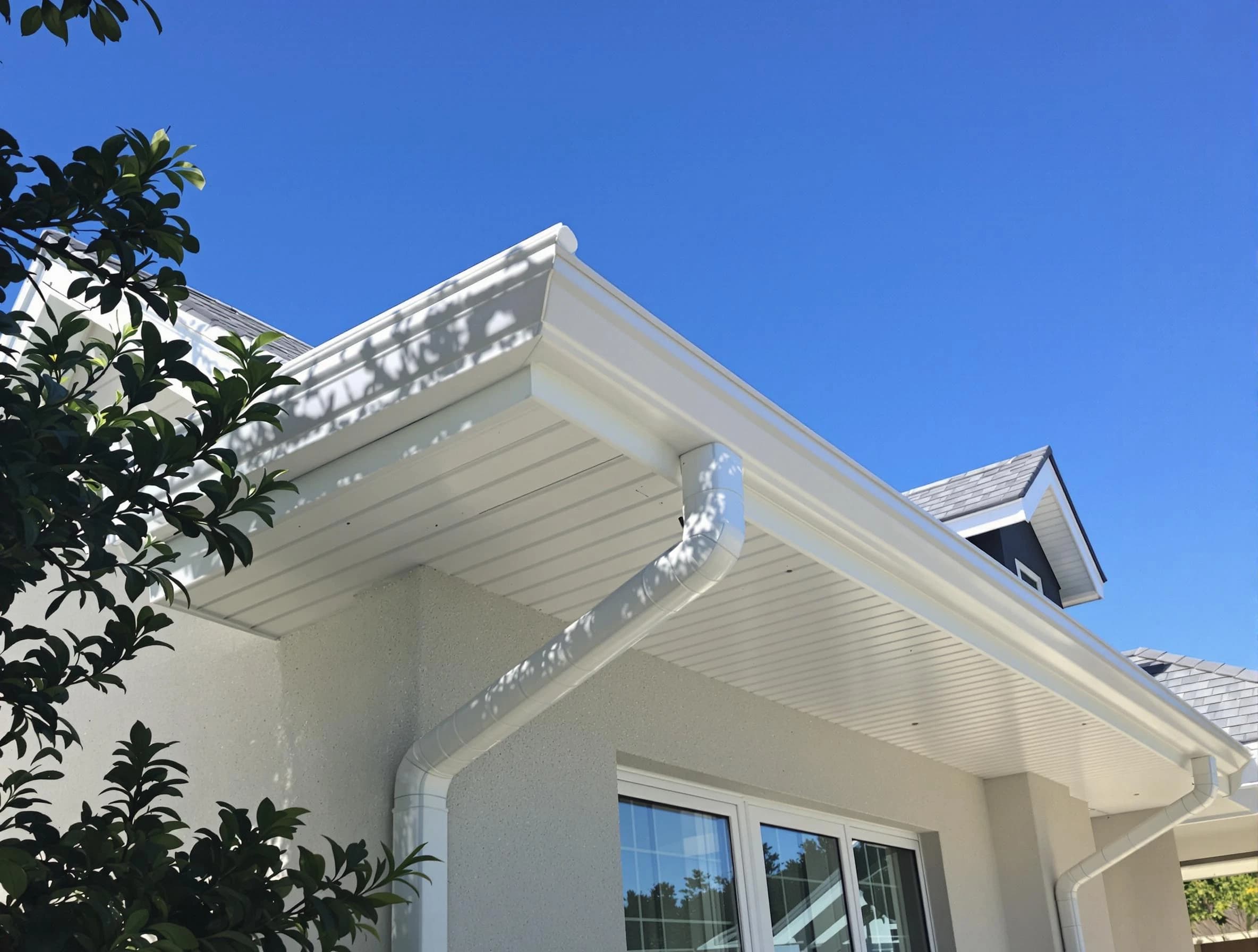 Custom-fit rain gutter system by Streetsboro Roofing Company in Streetsboro, OH