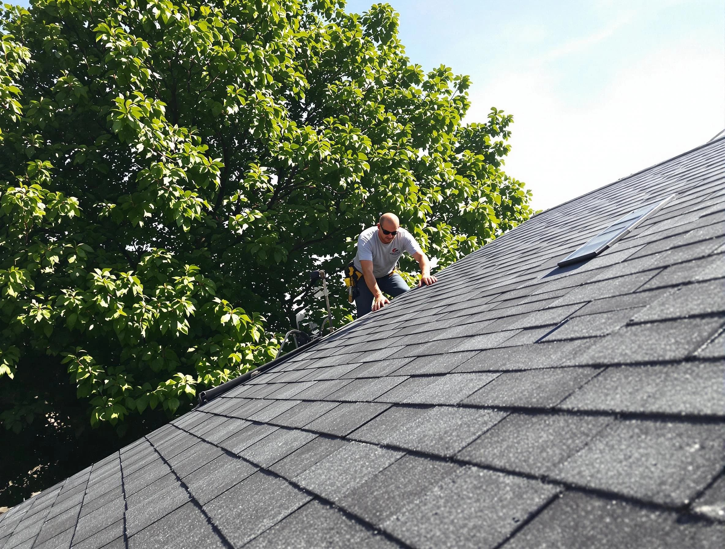 Certified roofers from Streetsboro Roofing Company working in Streetsboro, OH